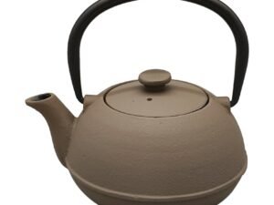 TETERA DE HIERRO COLADO DE 0,3 L. COLOR BARRO. COD: 34188