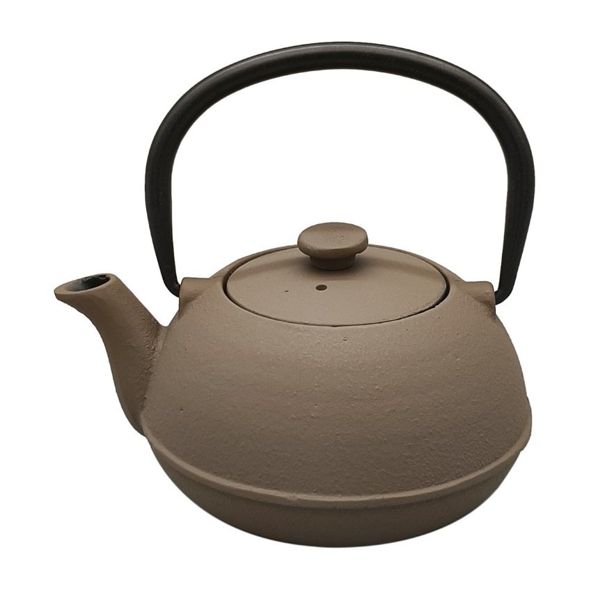 TETERA DE HIERRO COLADO DE 0,3 L. COLOR BARRO. COD: 34188