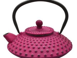 TETERA DE HIERRO COLADO DE 0,5 L. ROSA. COD: 34191