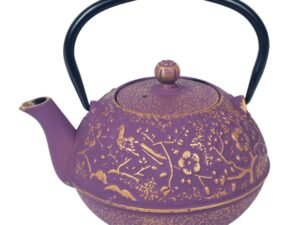 TETERA DE HIERRO COLADO DE 0,72 L. MORADO. COD: 22860