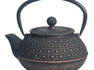 TETERA DE HIERRO COLADO DE 0,8 L. AZUL OSCURO. COD: 29398