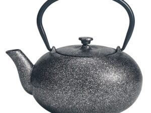 TETERA DE HIERRO COLADO DE 0,8 L. NEGRO-GRIS. COD: 30188