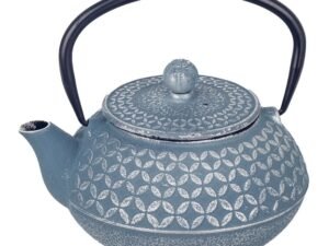 TETERA DE HIERRO COLADO DE 0,8 L. AZULADO. COD: 27734